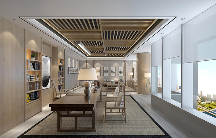 一般的办公室怎么才能便宜装修出效果?图二